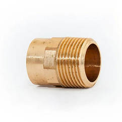 Латунний ніпель 22х1/2"