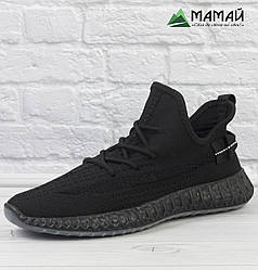 Кросівки чоловічі сітка чорні 40р