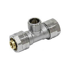 Трійник обтискний Raftec 16x1/2"x16 з зовнішньою різзю