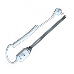 Тен Volux RD10 для рушникосушки з термостатом 600 Вт, білий