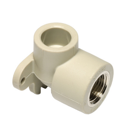 Косинець Wavin Ekoplastik 90° 20х1/2" з кріпленням (внутрішня різь)