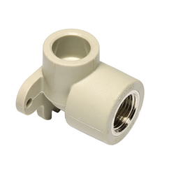 Косинець Wavin Ekoplastik 90° 20х1/2" з кріпленням (внутрішня різь)