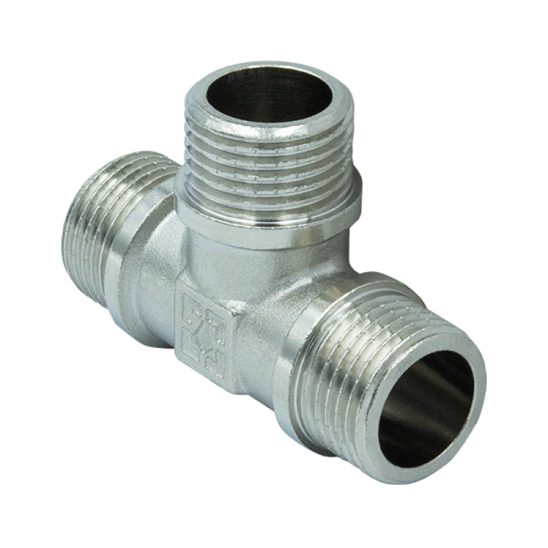 Фітинг трійник Raftec 1/2" TNNN010101 з зовнішньою різьбою
