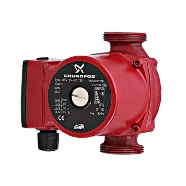 Циркуляційний насос Grundfos UPS 25-40 130 99150118, фото 1