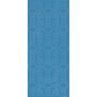 Наклейка Ажурные бордюры, ярко-синяя (A-P4371-CLEAR BLUE 5)