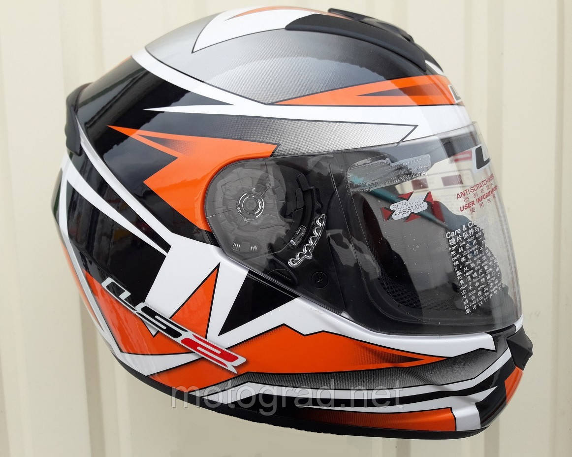 Шолом інтеграл LS2 FF352 ROOKIE GAMMA Orange, фото 1