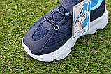 Весняні дитячі кросівки Alessio на липучках сині р26-29, фото 7