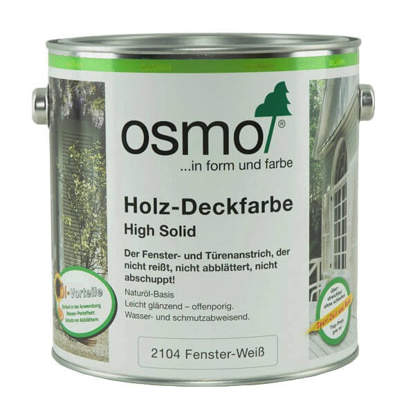 Біла фарба для вікон і дверей OSMO HOLZ-DECFARBE