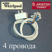 Датчик із 2 термозапобіжниками для холодильника Індезит, Whirlpool и Hotpoint-Ariston Ноу Фрост (4 провода)