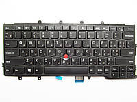 Клавиатура для ноутбука Lenovo ThinkPad X230S черная с черной рамкой, с трекпоинтом RU/US