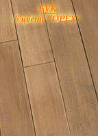 Тришарова паркетна дошка для підлоги з бука, колір горіха