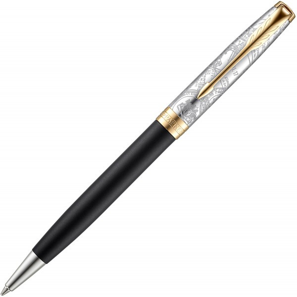 Ручка Parker кулькова SONNET 17 SE Impression Matte Black GT BP (87 732)