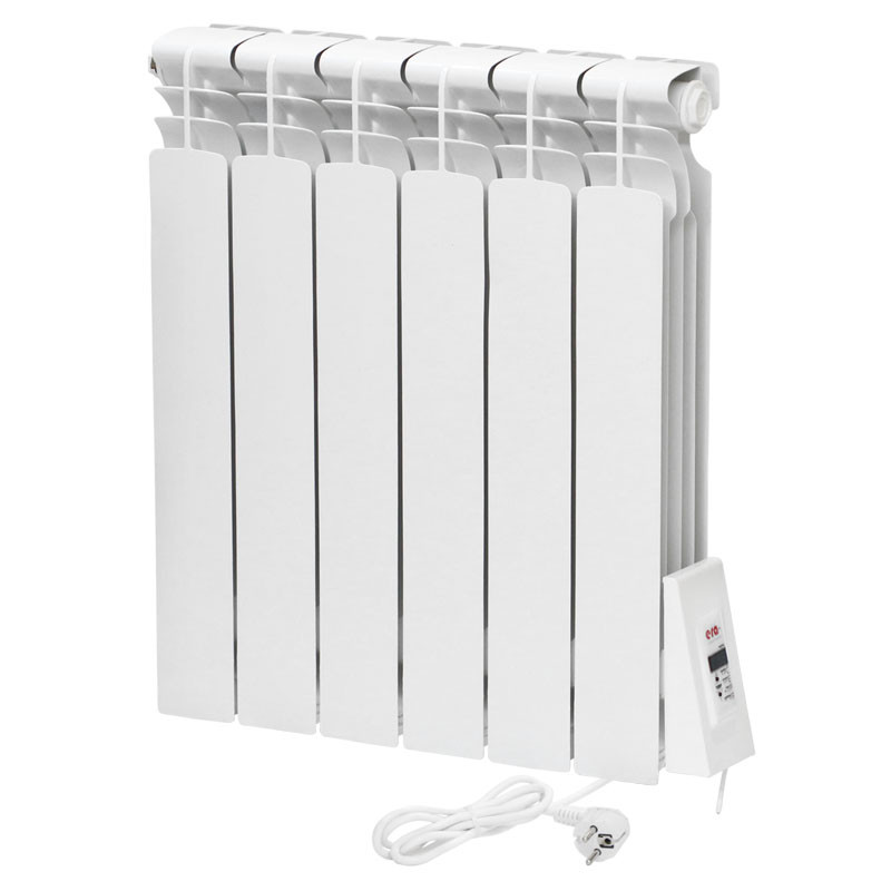 Електричний радіатор Flyme Elite 6 секцій, 690 Вт, праве підключення, фото 1