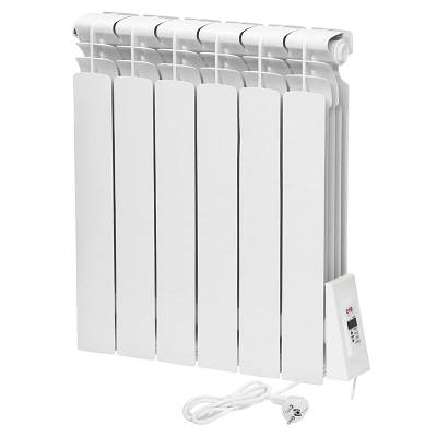 Електричний радіатор Flyme Elite 6 секцій, 690 Вт, праве підключення