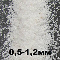 Белый мраморный песок 0,5-1,2 мм Упаковка 25 кг