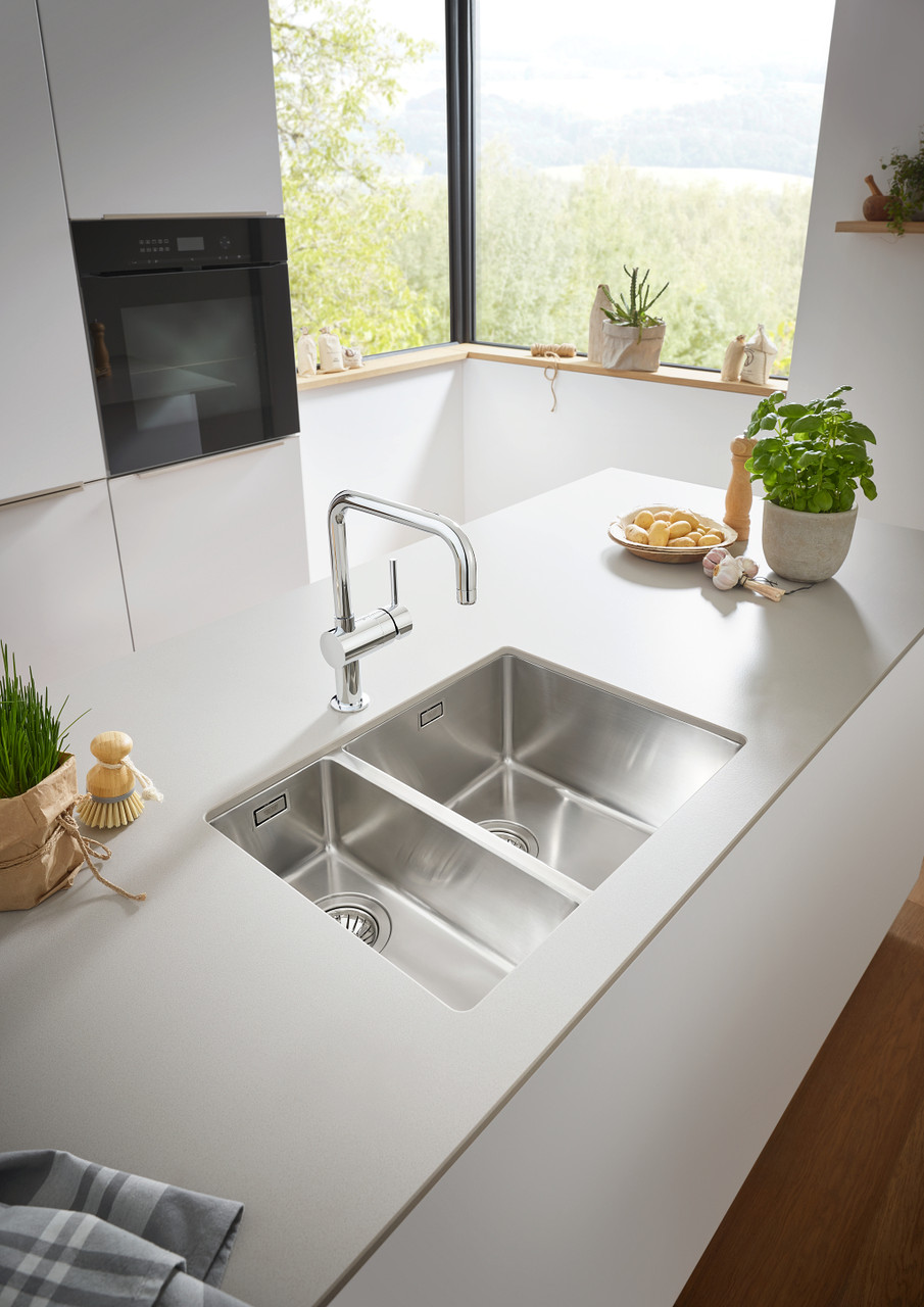 Подвійна мийка Grohe EX Sink 31576SD0 серії K700U Undermount 5844