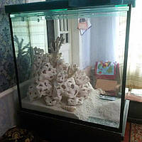 Білий мармуровий пісок 1.0 мм для акваріумів, декору та оздоблення