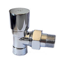 Вентиль для рушникосушки кутовий Solomon 1/2" обратка