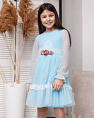 Ошатне плаття для дівчинки ТМ Madlen Божена, розміри 116 — 134