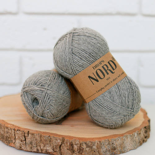 Пряжа Drops Nord - light grey, 04 (ID#1163928614), цена: 120 ₴, купить ...