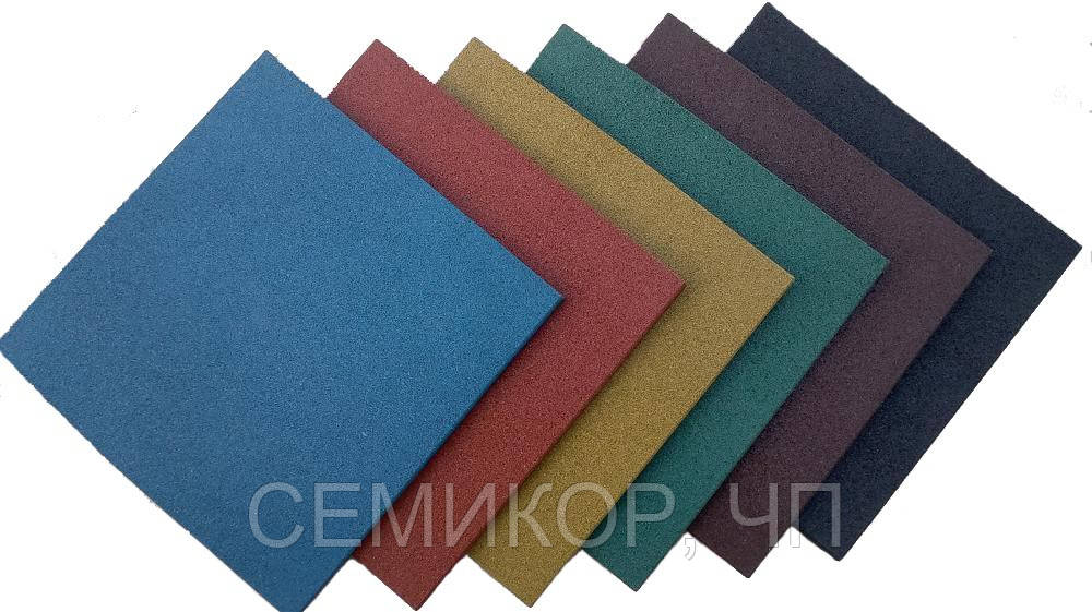 Резиновая плитка 500х500х30 мм
