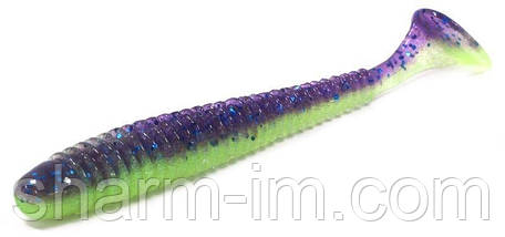 Силікон Keitech Swing Impact 3.5" (8 шт./пач.) col.#06: Violet Lime Belly, фото 2