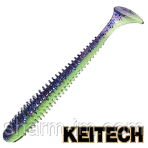 Силікон Keitech Swing Impact 3.5" (8 шт./пач.) col.#06: Violet Lime Belly, фото 2