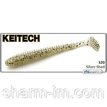 Силікон Keitech Swing Impact 3" (10 шт./пач.) col.#320: Silver Shad, фото 2