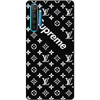Силіконовий чохол бампер для Realme X2 з малюнком Supreme