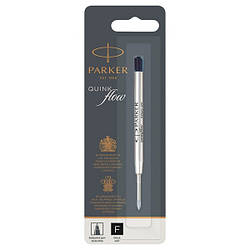 Стрижень Parker QuinkFlow кульковий чорний F (0,8 мм) блістер (10 231BK)