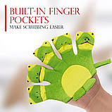 Дитяча рукавиця-мочалка дракончик TITANIA art.9200, фото 4