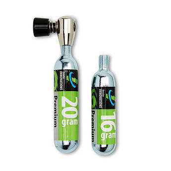 Балон CO2 2 шт (16 г + 20 г) + клапан, Genuine Innovation