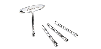 Ключ для спиць Birzman c Т-подібною ручкою, сріблястий