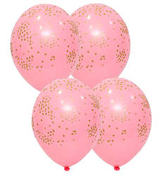 Повітряні кулі "Pink" Ø 30 см, 4 шт., Польща