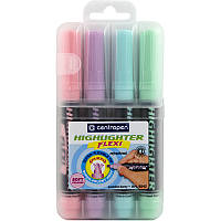 Маркер Highlighter 8542/4 SE набір 4 шт. (пластик.пенал)