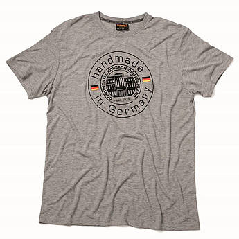 Футболка Continental Handmade in Germany, L, 180 гр, сірий