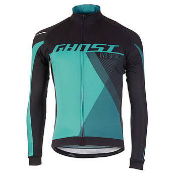 Джерсі Ghost Performance Evo long BLK/BLU/BLU - M