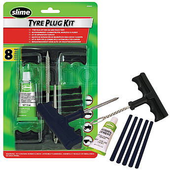 Ремонтний набір для безкамерних шин, Slime Tire Plug Kit