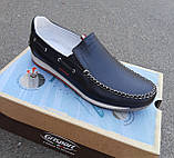 Якісні шкіряні італійські мокасини Grisport 40814 V6 (40/45), фото 4