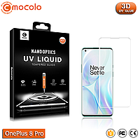 Захисне скло Mocolo OnePlus 8 Pro Nano Optics UV Liquid Tempered Glass 3D (Clear)