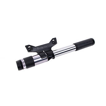 Насос велосипедний Birzman Velocity Apogee MG MTB (w/gauge) / ручний / 90psi / сірий