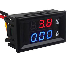 Вольтметр/Амперметр 100V.10A постійний