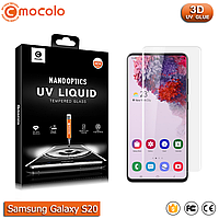 Захисне скло Mocolo Samsung Galaxy S20 Nano Optics UV Liquid Tempered Glass 3D (Clear)