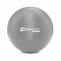 Фитбол мяч для фитнеса + насос Hop-Sport 65cm HS-R065YB серый