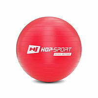 Фитбол мяч для фитнеса + насос Hop-Sport 45cm HS-R045YB красный