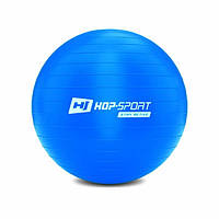 Фитбол мяч для фитнеса + насос Hop-Sport 55cm HS-R055YB синий