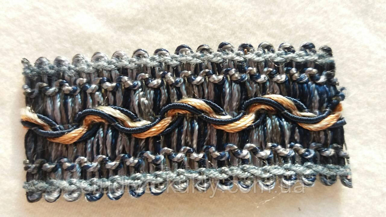 Текстильний фрагмент, 2.5*6 см, фото 1