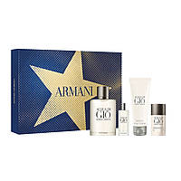 Мужской подарочный набор Giorgio Armani Acqua di Gio Pour Homme, цитрусовый свежий морской аромат