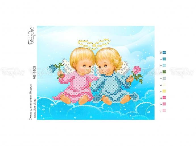 Схема для вишивки бісером ЧВ-1405. ДВОЙНЯТА