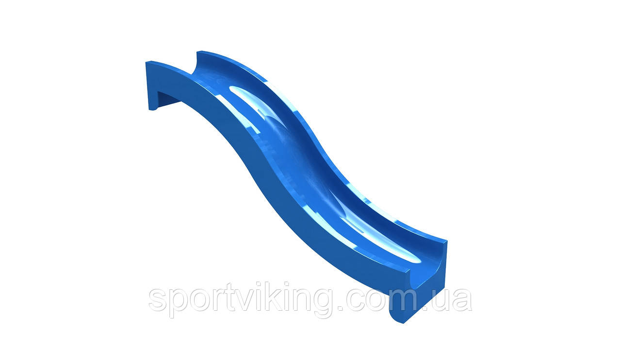 Спуск для гірки скло пластиковий 2,8 м, H-1,2 м.